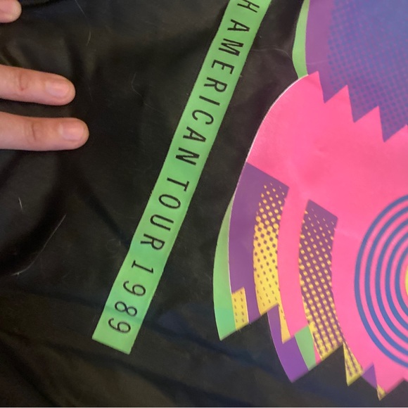 NWT Vtg 80’s 1989 Rolling Stones Steel Wheels Tour Quilted Bomber jacket! RARE - Picture 5 of 14